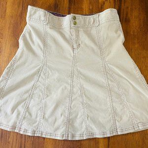 Cute and Comfy corduroy skirt from Athleta!